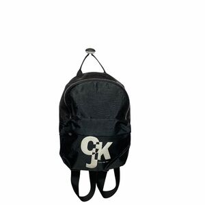 Calvin KLEIN personal size backpack Color Black Nylon mesh upper with White Logo